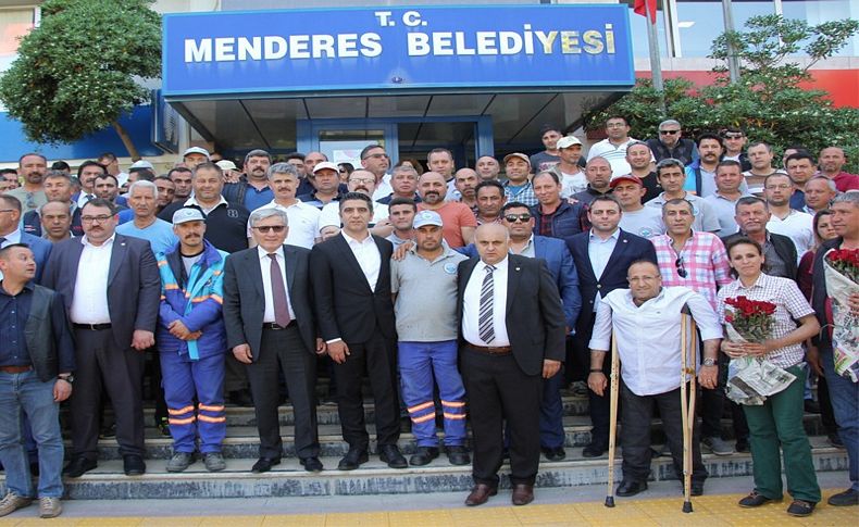 Menderes’te toplu sözleşme mutluluğu