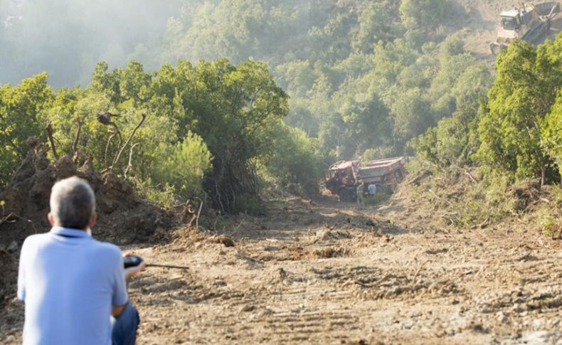 Menderes'teki yangınla ilgili 1 şüpheli yakalandı