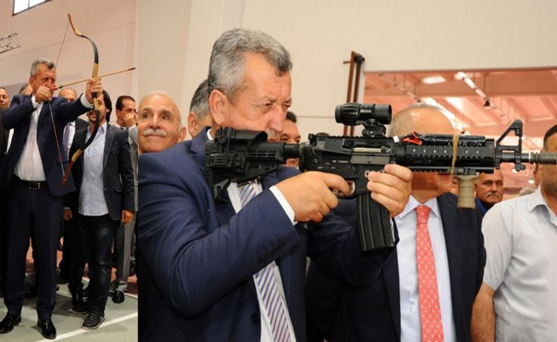 Menemen Avcılık ve Doğa Sporları Fuarı'nda renkli görüntüler