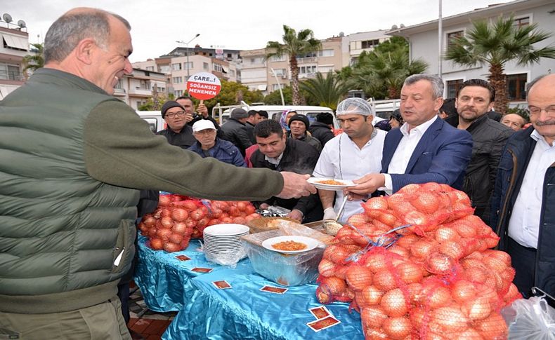 Menemen'den soğan pahalılığına çare
