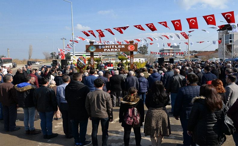 Menemen şehitlerini unutmadı