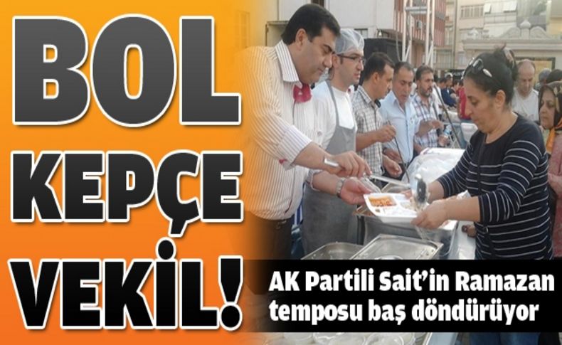 Menemen'deki iftara binlerce kişi katıldı