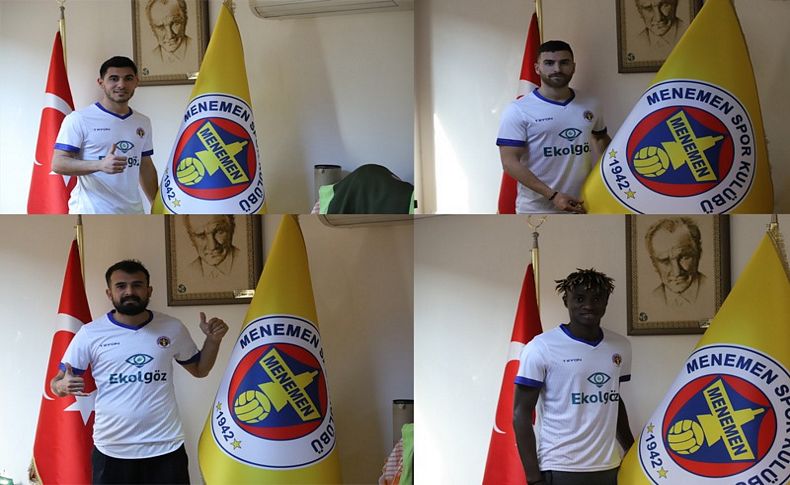 Menemenspor, 4 oyuncuyu renklerine kattı