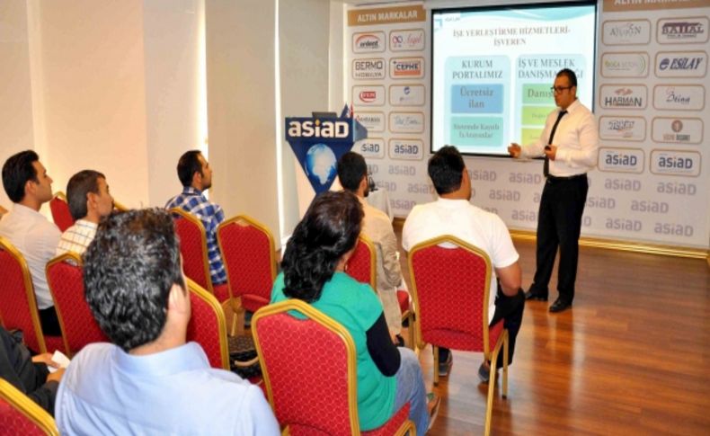 Mersin ASİAD, İŞKUR fırsatlarını üyelerine tanıttı
