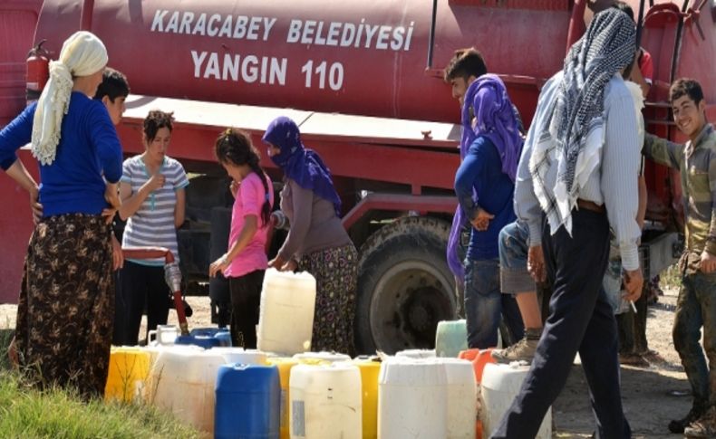 Mevsimlik işçilere su ve altyapı desteği