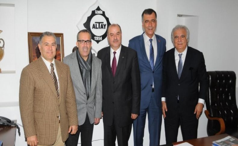MHP Adayı Murat Taşer Altay’ı ziyaret etti
