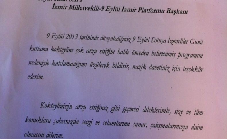 Milletvekili Sait: Kocaoğlu, 'çakma' dediği güne kutlama telgrafı gönderdi