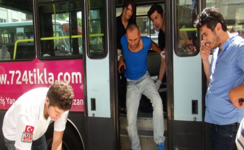 Minibüslerin 'yolcu' kavgası kanlı bitti (Özel)