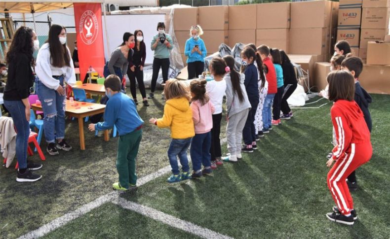 Minik depremzedeler için moral etkinlikleri