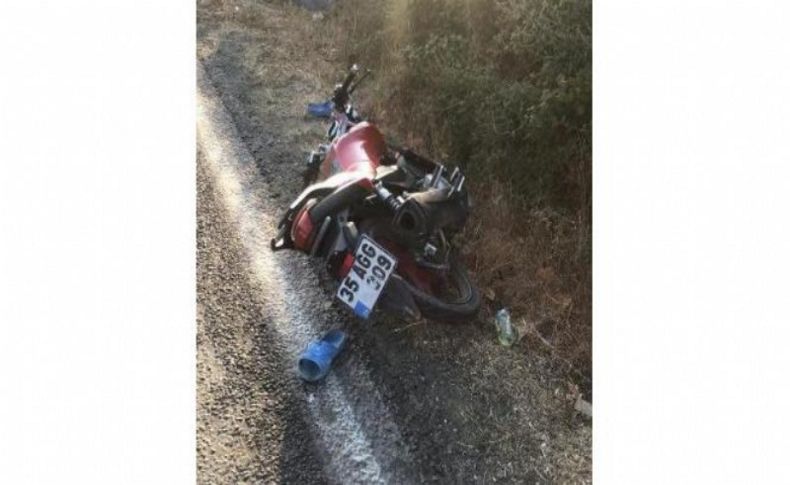 Motosikletine yakıt doldurmak istemişti, otomobilin çarpmasıyla yaralandı