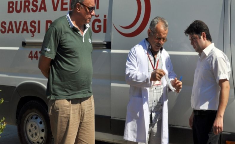 Mudanya esnafı sağlık kontrolünden geçti