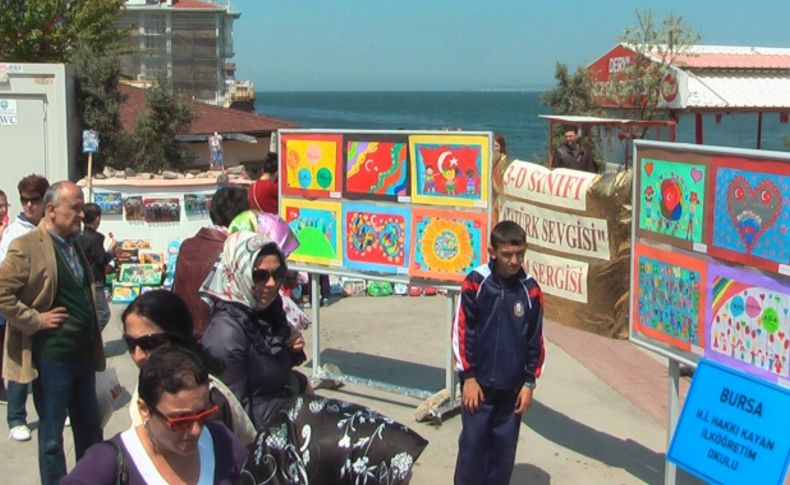 Mudanyalı miniklerin Atatürk sevgisi