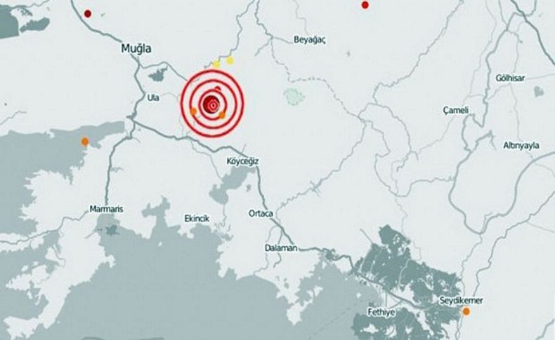 Muğla'da gece yarısı korkutan deprem!