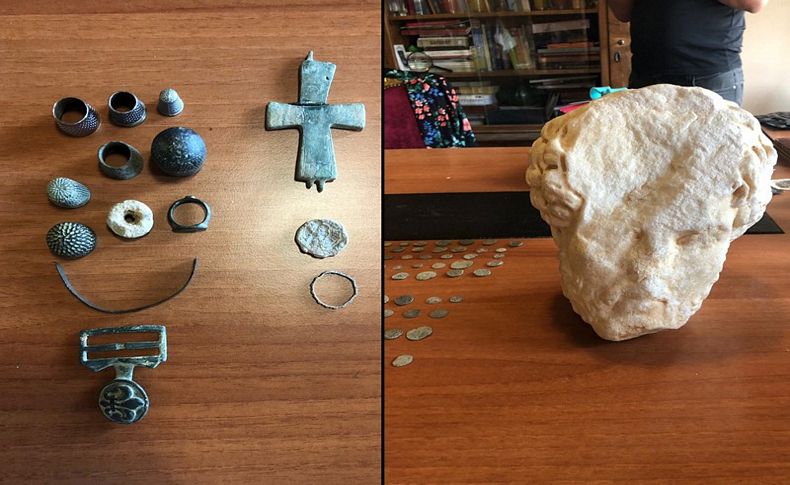 Müzede kayıt altına alınmayan tarihi eserler bulundu