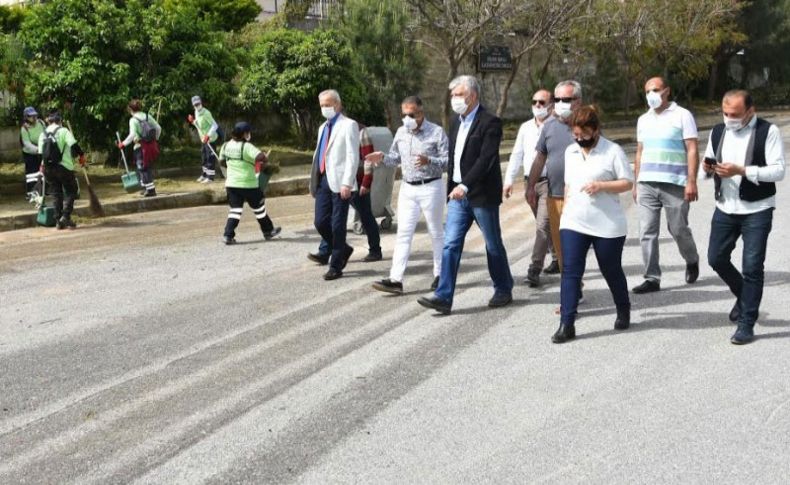 Narlıdere'de hijyene ara vermeden devam