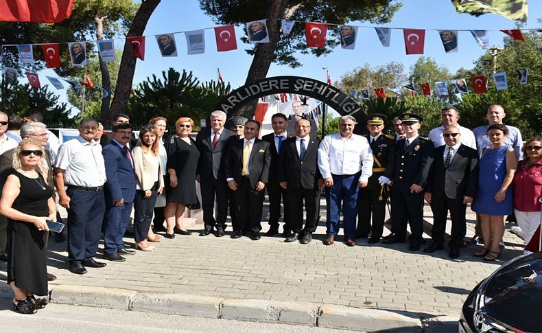 Narlıdere’de ilk tören şehitlikte