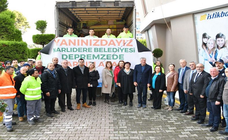 Narlıdere, Elazığ için tek yürek oldu!