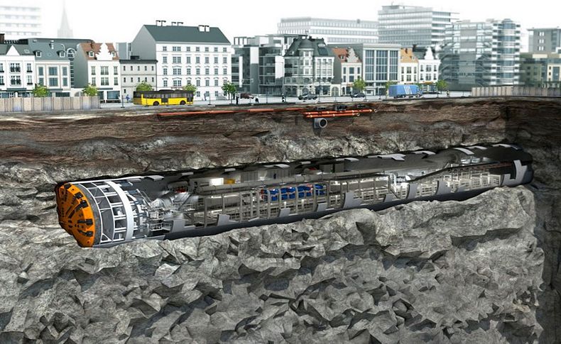 Narlıdere Metrosu'nu 'yeraltı canavarı' kazacak