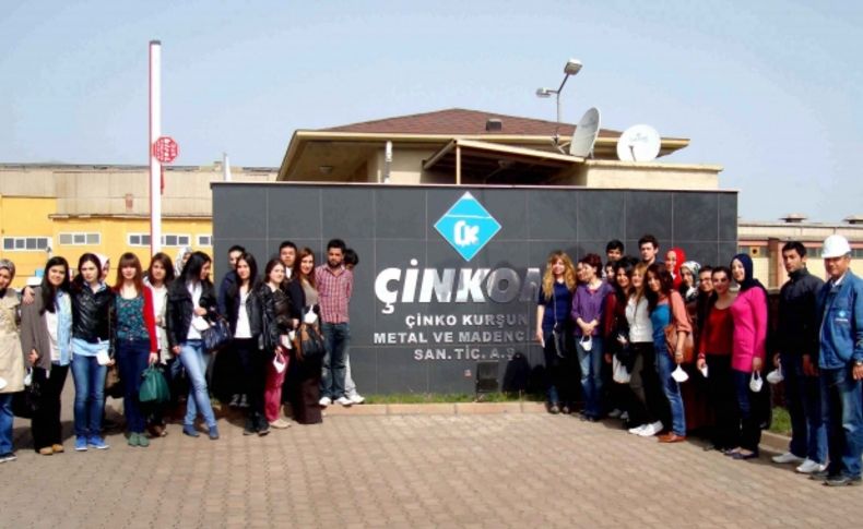 Nevşehir Üniversitesi Kimya Bölümü öğrencileri Çinkom’u ziyaret etti