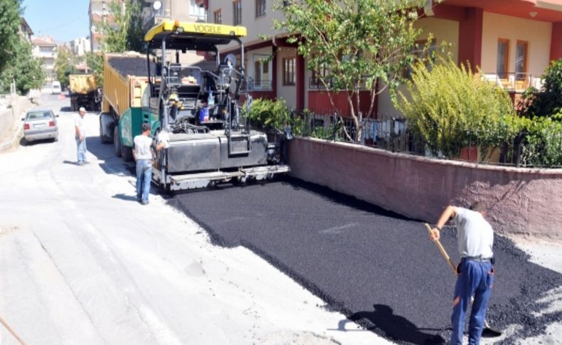 Niğde'de asfaltsız mahalle kalmıyor