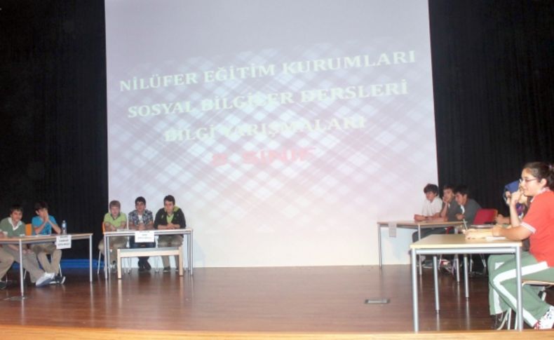 Nilüfer 3. Sosyal Bilgiler Bilgi Yarışması yapıldı