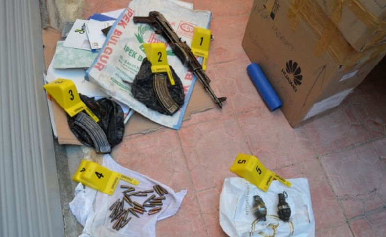 Nusaybin'de 2 el bombası ve 1 uzun namlulu silah yakalandı