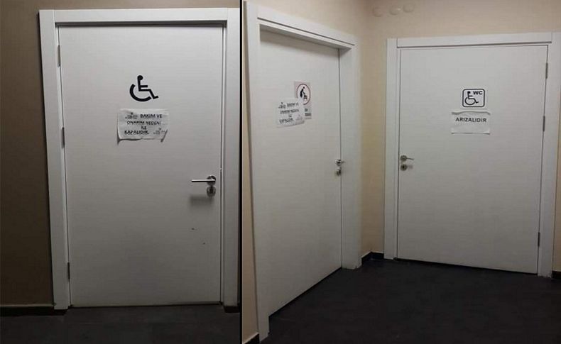 O AVM’de engelli tuvaleti ayıbı!