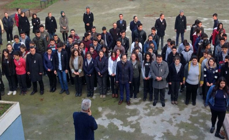 O lisede ders zili 'hüzünlü' çaldı!