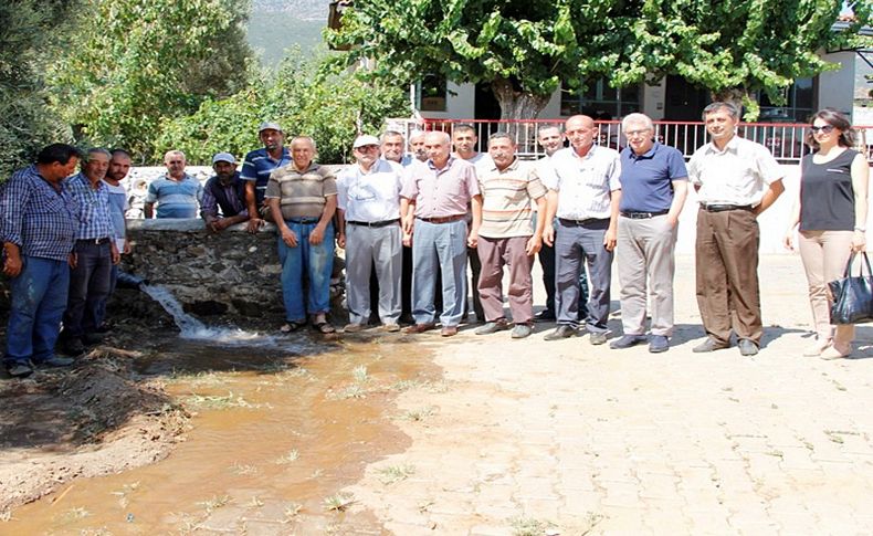 O mahalle sulama suyu hattına kavuştu