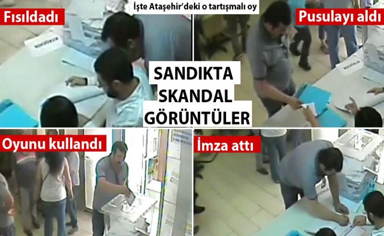 O sandıkta skandal görüntüler