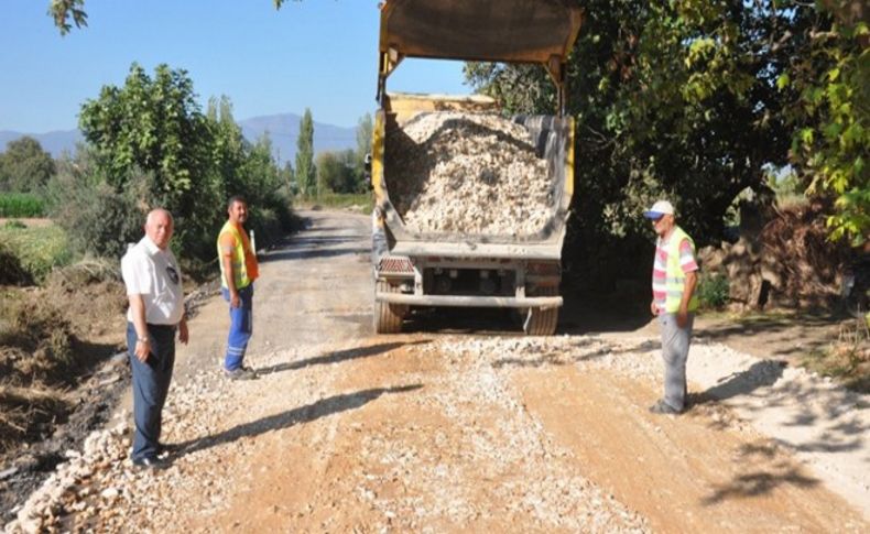 Ödemiş 'ölüm yolu'nun yapımına başlandı