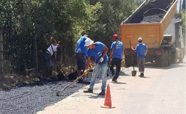 Ödemiş’te asfalt seferberliği