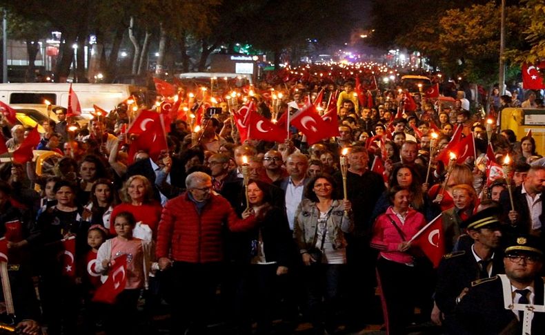 Ödemiş’te coşku dolu Fener Alayı