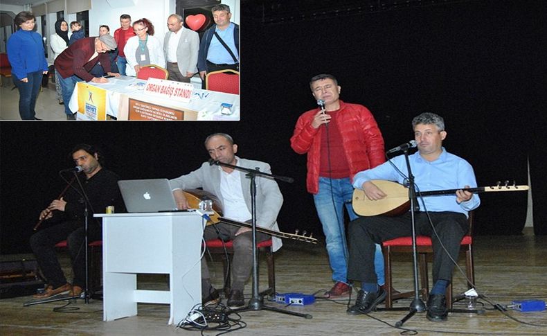 Ödemiş'te organ nakline konserle dikkat çekildi