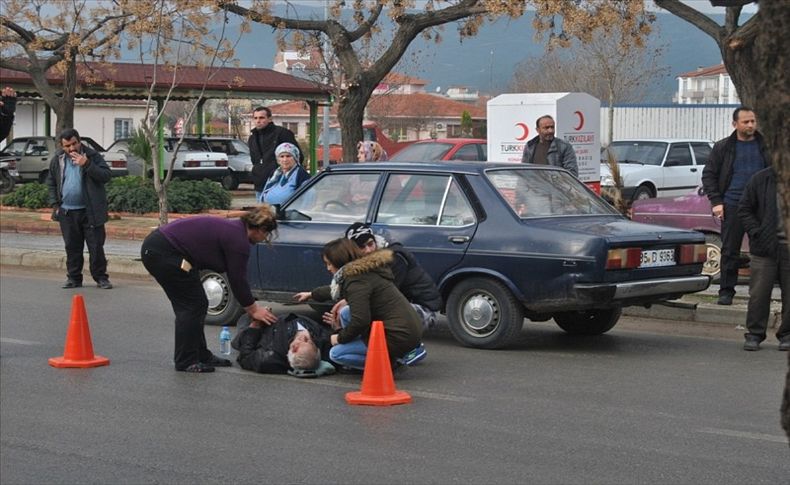 Ödemiş'te trafik kazası: 1 yaralı