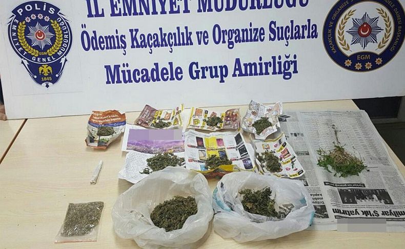 Ödemiş'te uyuşturucu satışına polisten suçüstü