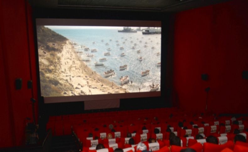 Öğrenciler, Altın Koza'da Çanakkale Yolun Sonu'nu izledi