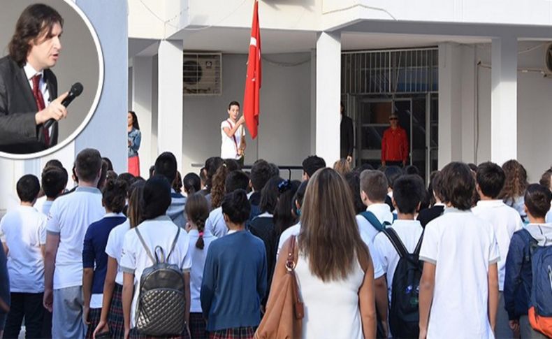 İzmir'de andımız krizi! Okul müdüründen öğrencilere sert tepki