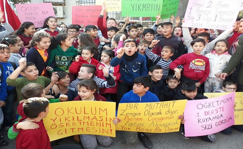 Okulda eylem var