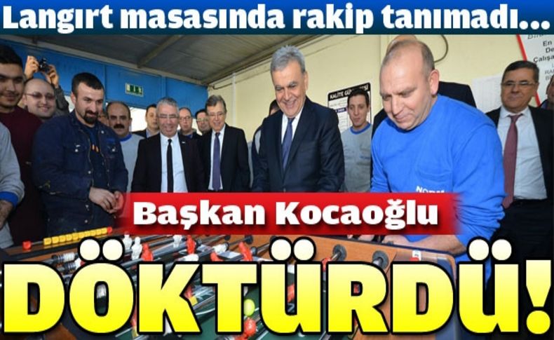 Önce tabldot, sonra langırt