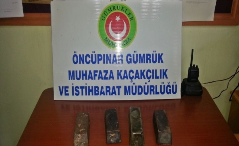 Öncüpınar Sınır Kapısı'nda 20 kilogram gümüş ele geçirildi