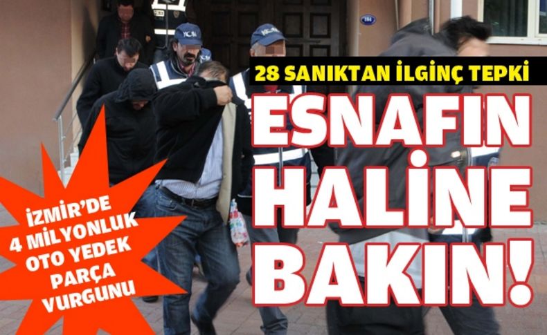 Oto yedek parça vurguncuları adliyede