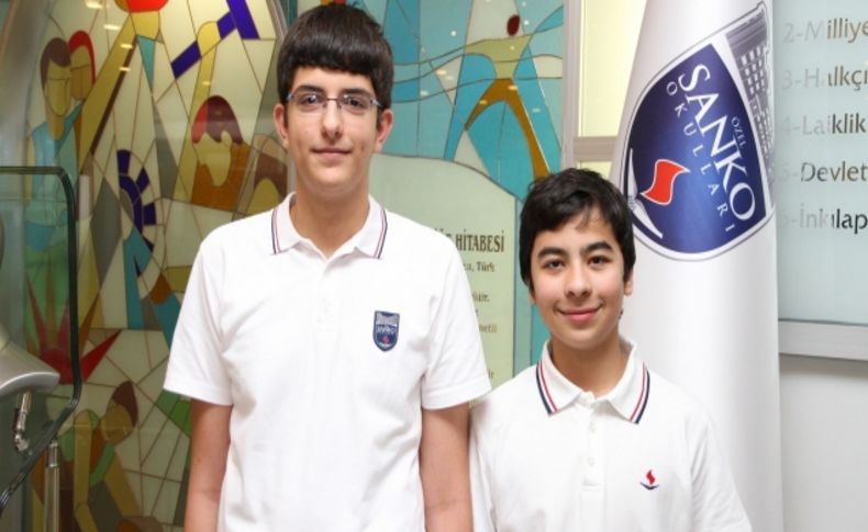 Özel Sanko Ortaokulu’dan iki öğrenci SBS’de 700 tam puan aldı
