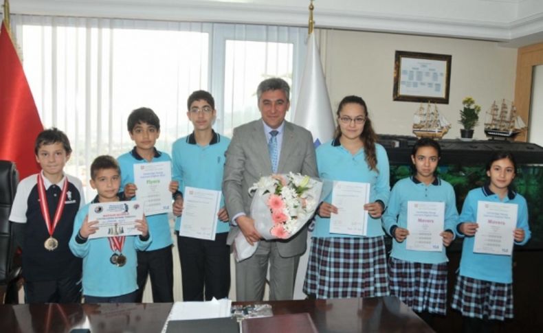 Yamanlar'ın başarılı öğrencilerinden ziyaret
