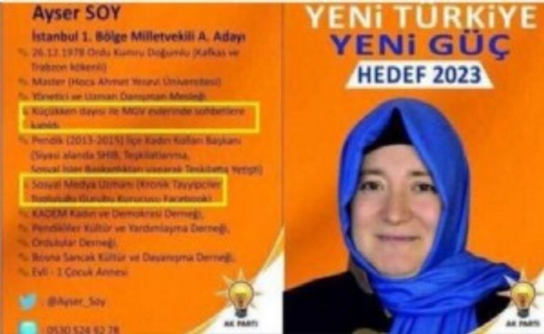 AK Partili aday adayının uzmanlığı MGV'ye gitmek