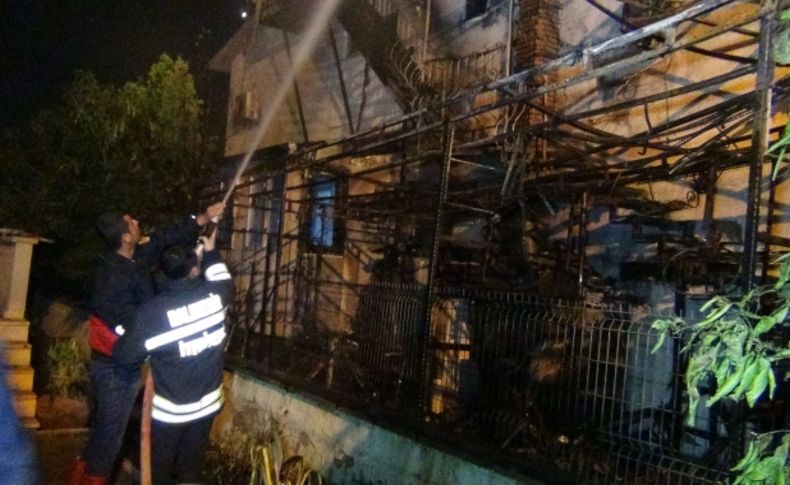 Patlayan kalorifer kazanı paniğe yol açtı
