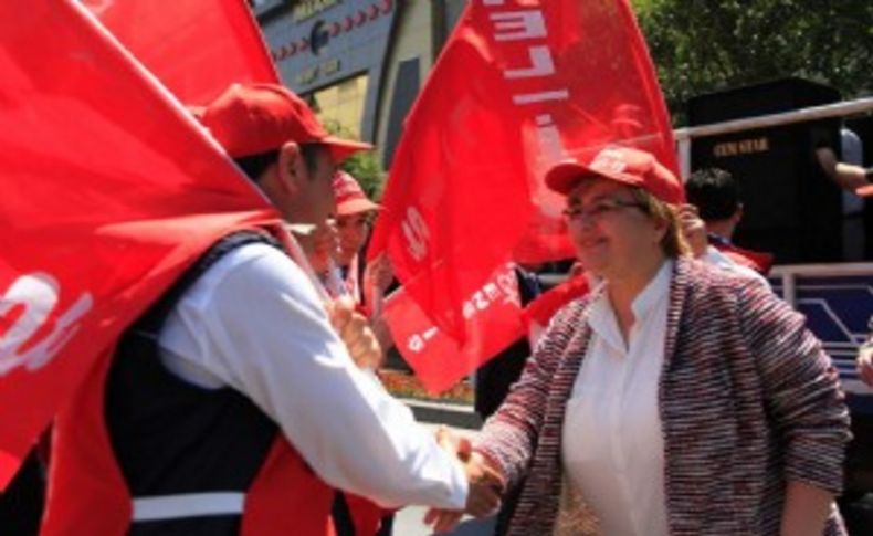 Konak’ta 1 Mayıs dayanışması