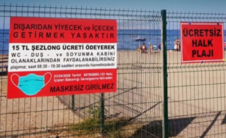 Kayyum Urla Kum Denizi Plajı'nı ücretli mi yaptı'