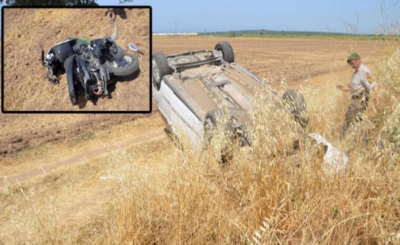 Polis, motosikletli emekli başkomisere çarptı