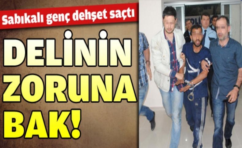 Polis otomobiline bira şişesi atıp, kendisini yakalayan polisi bıçakladı